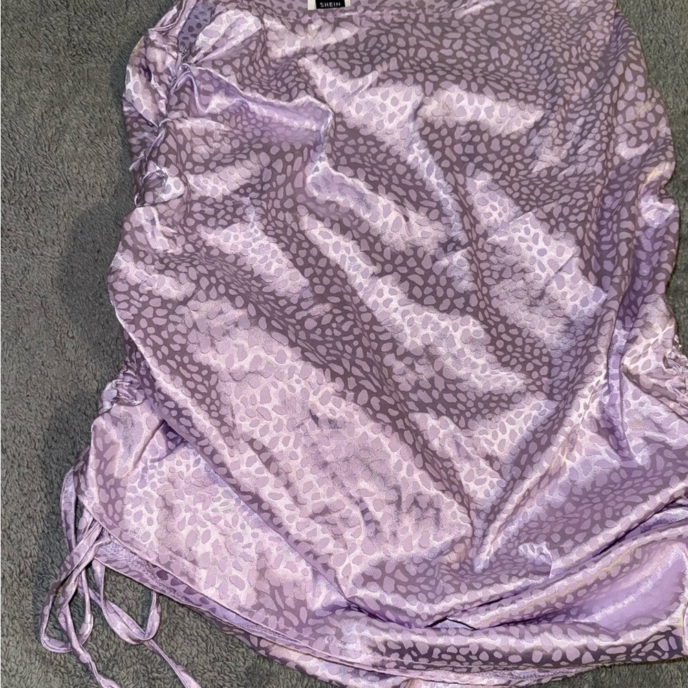 SHEIN Lavender Mini Skirt